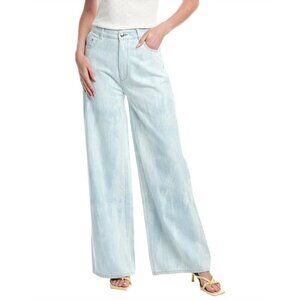 DL1961 Womens Hepburn Wide Leg Light Tide High Rise Jeans Size 25 Blue SP EXC